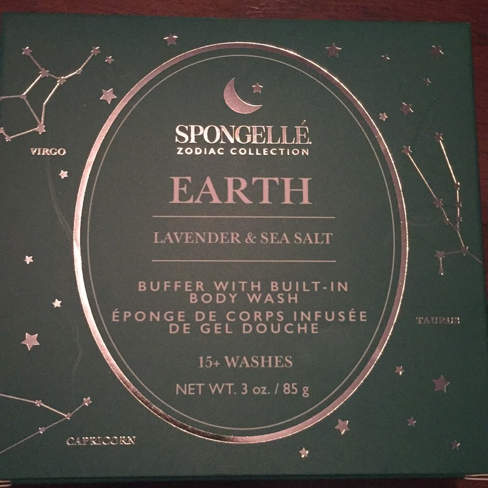 Spongelle Earth Buffer with built in body wash